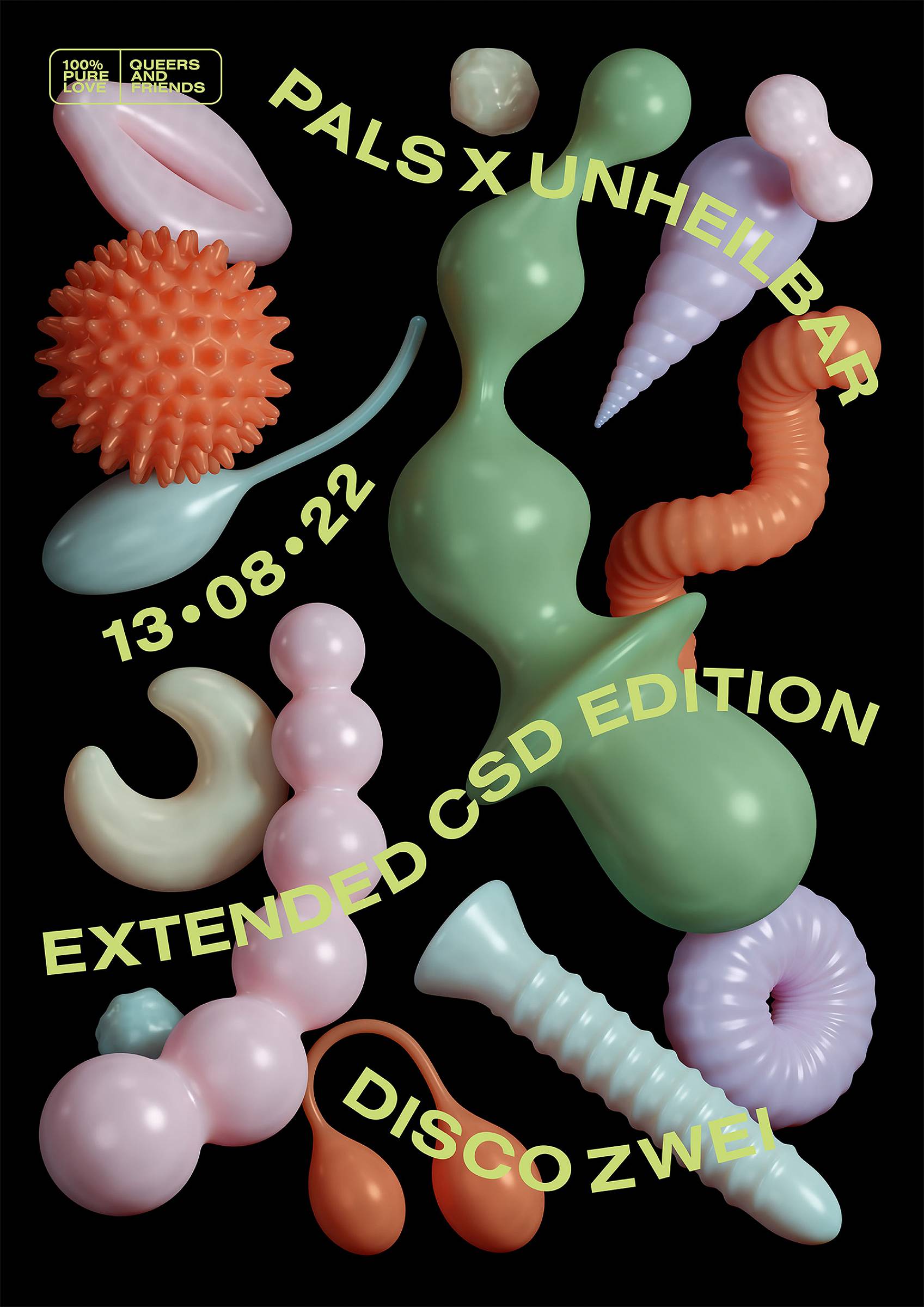 Poster for CSD Mannheim, w/ <a href=