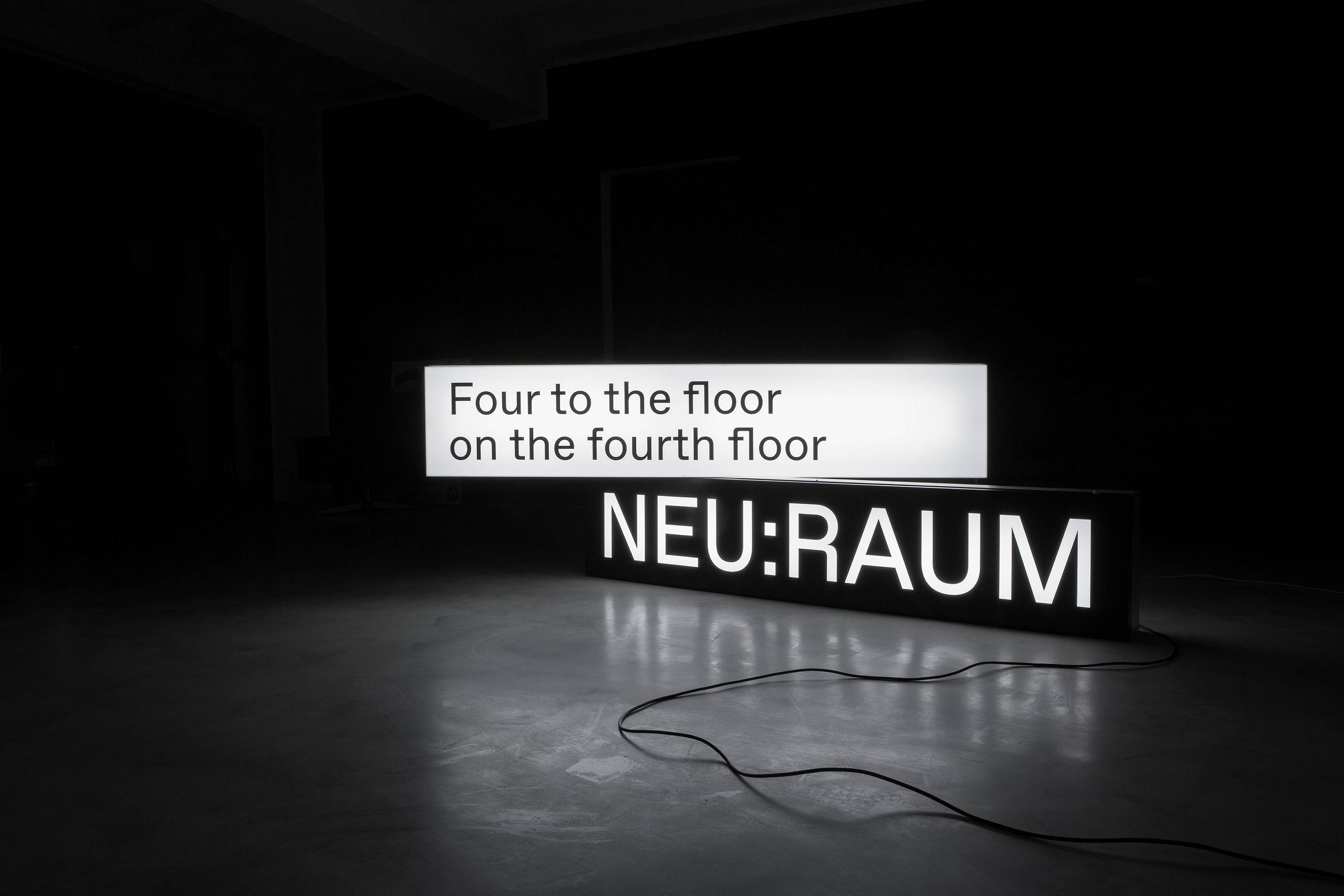 Lightbox Installation @ Raum Mannheim, photo by <a href=